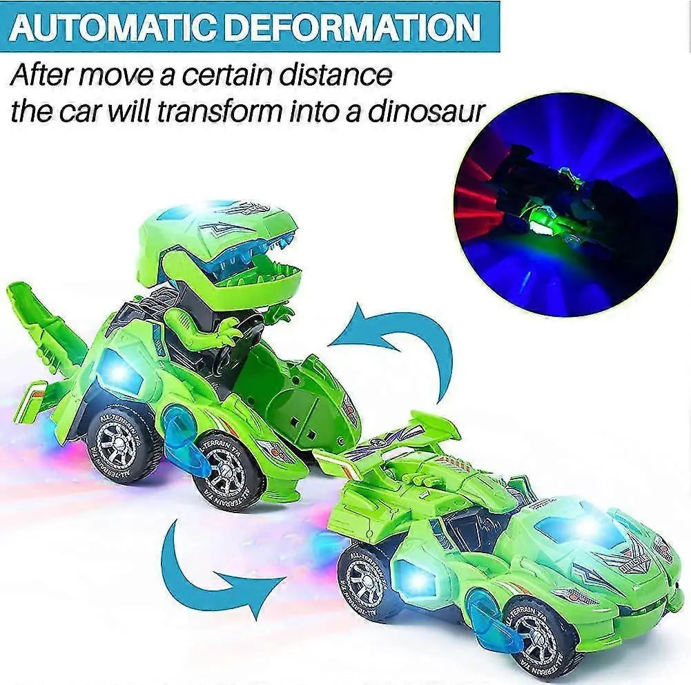Dinosaur Transforming Car Electric Dinosaur Toys Automatic Transforming Dinosaur Wholesale Hub