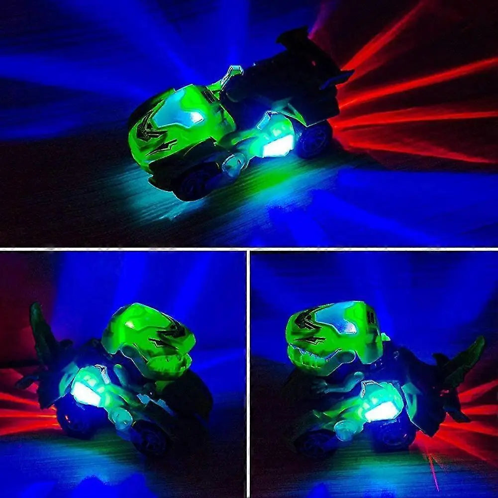 Dinosaur Transforming Car Electric Dinosaur Toys Automatic Transforming Dinosaur Wholesale Hub