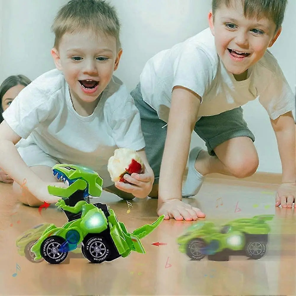 Dinosaur Transforming Car Electric Dinosaur Toys Automatic Transforming Dinosaur Wholesale Hub
