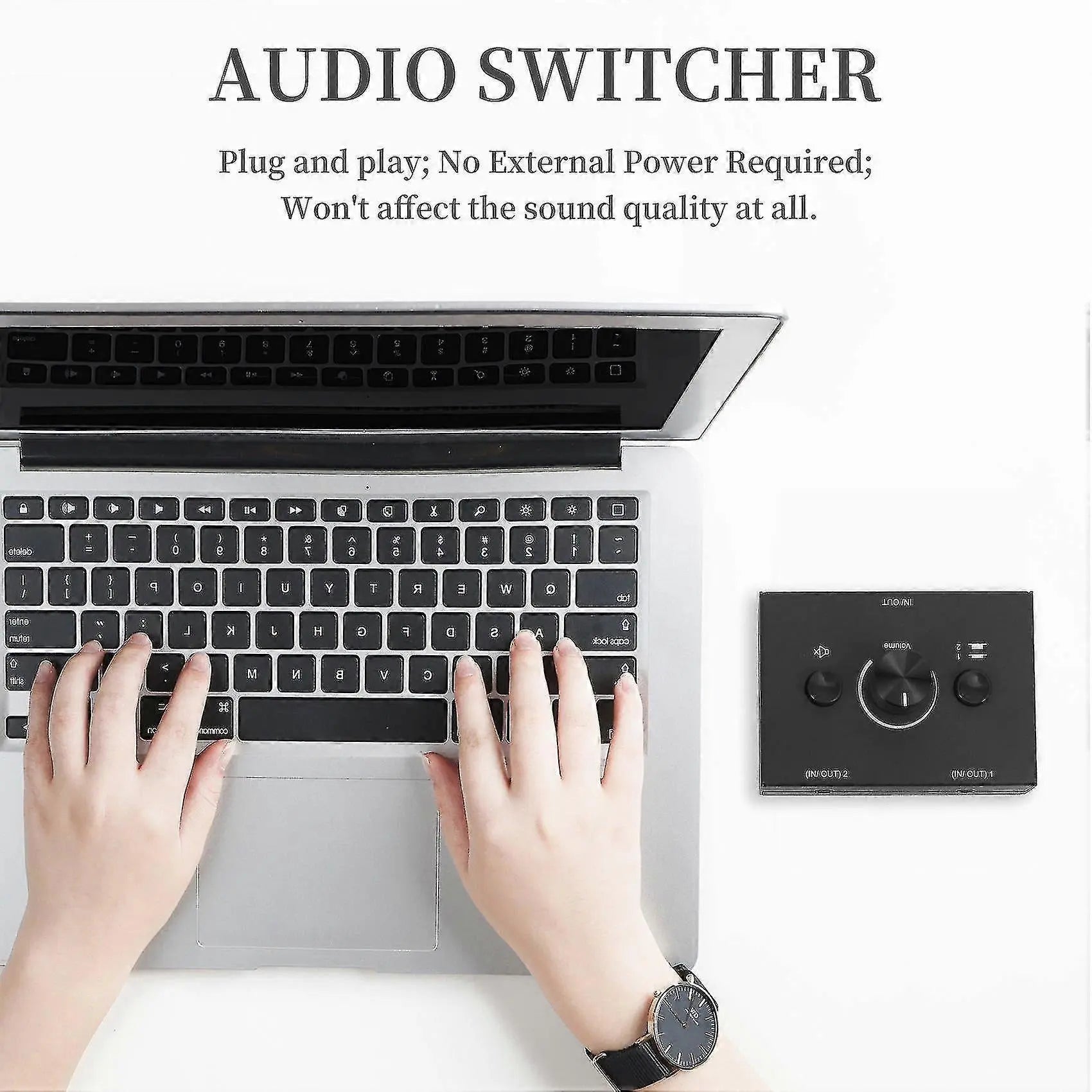 3.5mm Audio Switcher 2 In 1 Out / 1 In 2 Out Wholesale Hub