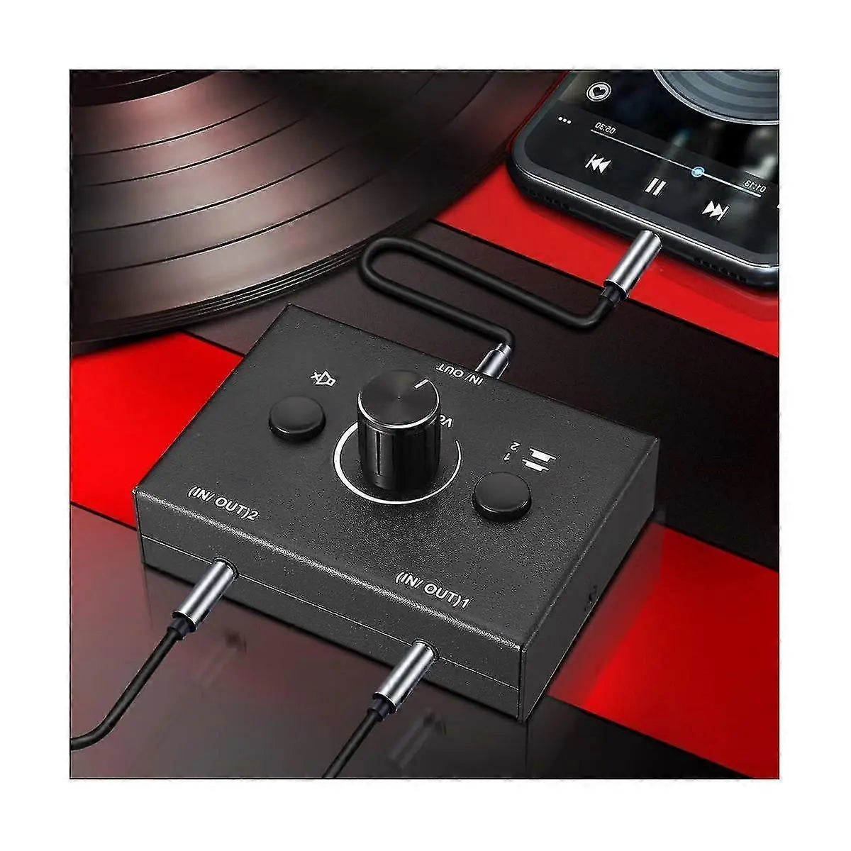 3.5mm Audio Switcher 2 In 1 Out / 1 In 2 Out Wholesale Hub