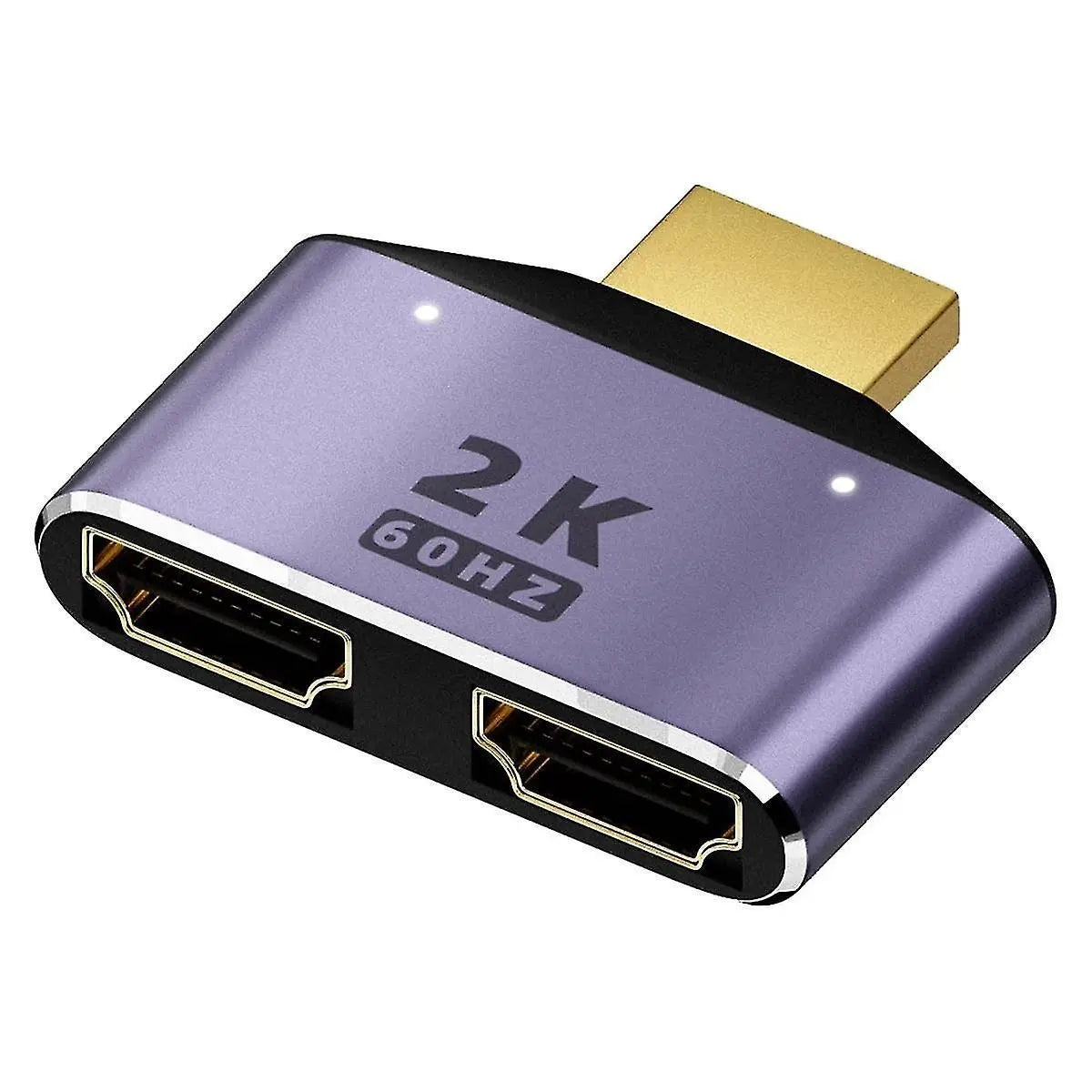 1 In 2 Out HDMI Splitter Adapter 60Hz Wholesale Hub