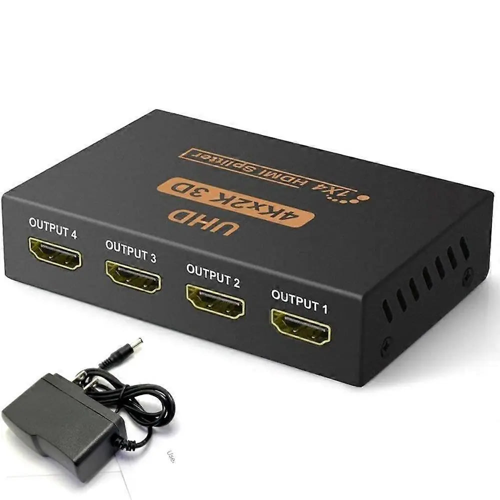 1 In 4 Out 4K HDMI Splitter for Monitor/TV/Computer Display Wholesale Hub