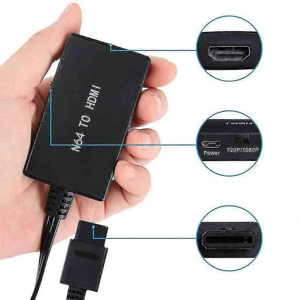 N64 to HDMI Converter HD Link Cable for N64/NGC Consoles Wholesale Hub