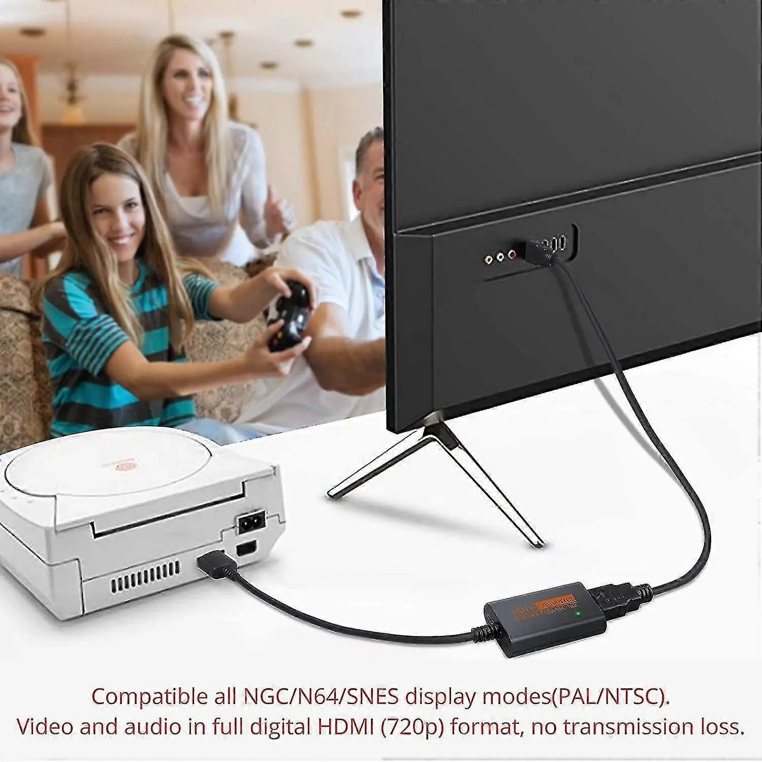 N64 to HDMI Converter 720P Plug & Play for Nintendo 64/GameCube/SNES Wholesale Hub