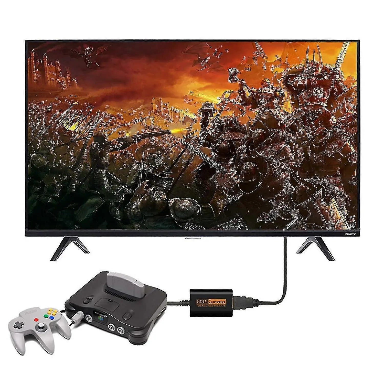 N64 to HDMI Converter 720P Plug & Play for Nintendo 64/GameCube/SNES Wholesale Hub