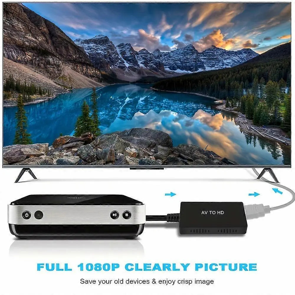 RCA to HDMI Converter 1080P for TV/PC/Gaming/DVD Wholesale Hub