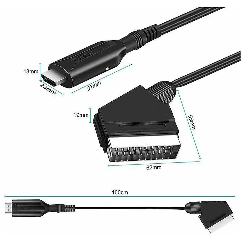 SCART to HDMI Converter for HDTV/DVD/Set-Top Box/PS3 Wholesale Hub