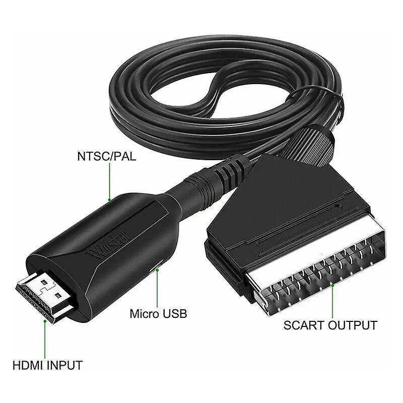 SCART to HDMI Converter for HDTV/DVD/Set-Top Box/PS3 Wholesale Hub