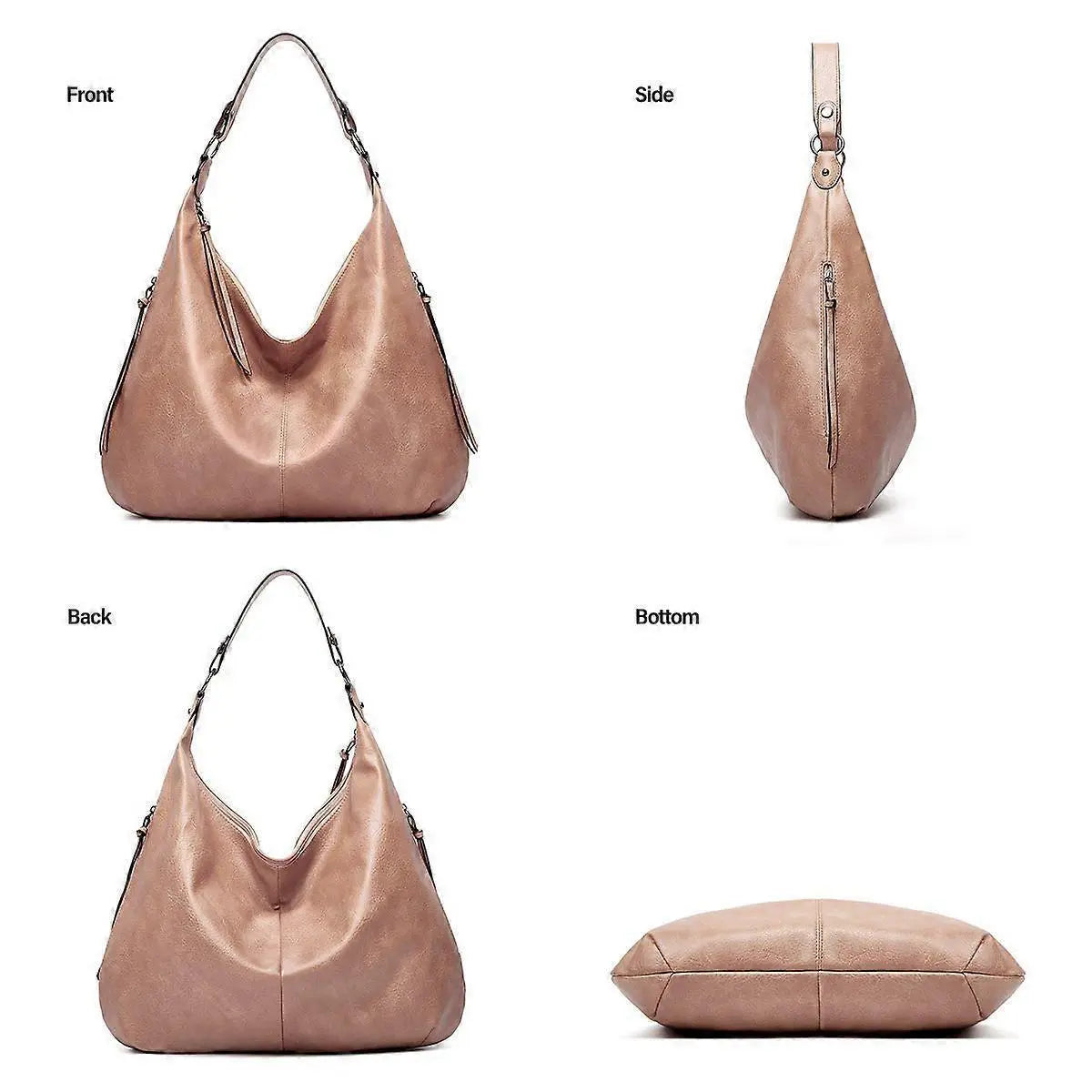 Women's Soft Leather Tote Bags 3pcs Fashion Handbag Wallet Shoulder Purse Set Wholesale Hub