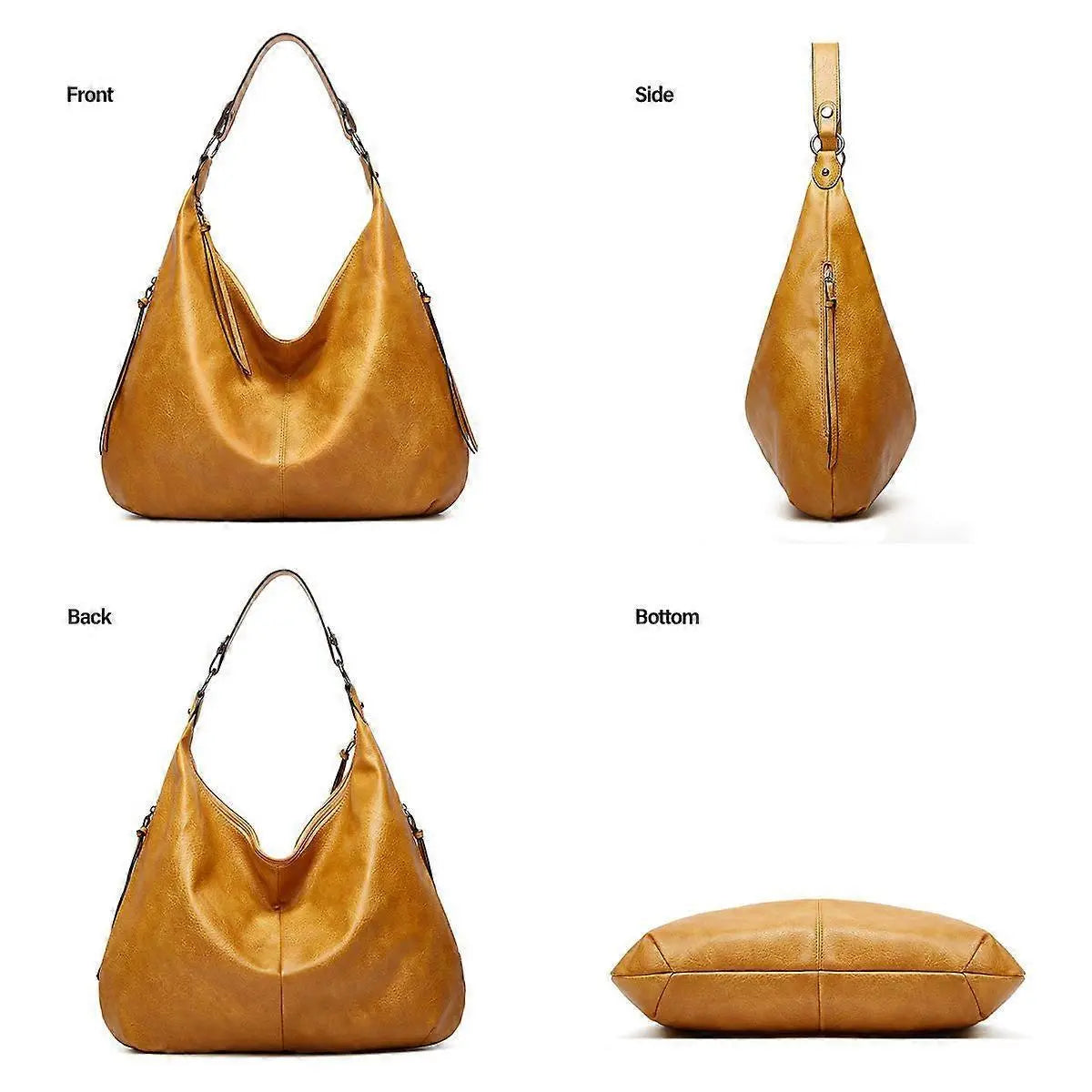 Women's Soft Leather Tote Bags 3pcs Fashion Handbag Wallet Shoulder Purse Set Wholesale Hub
