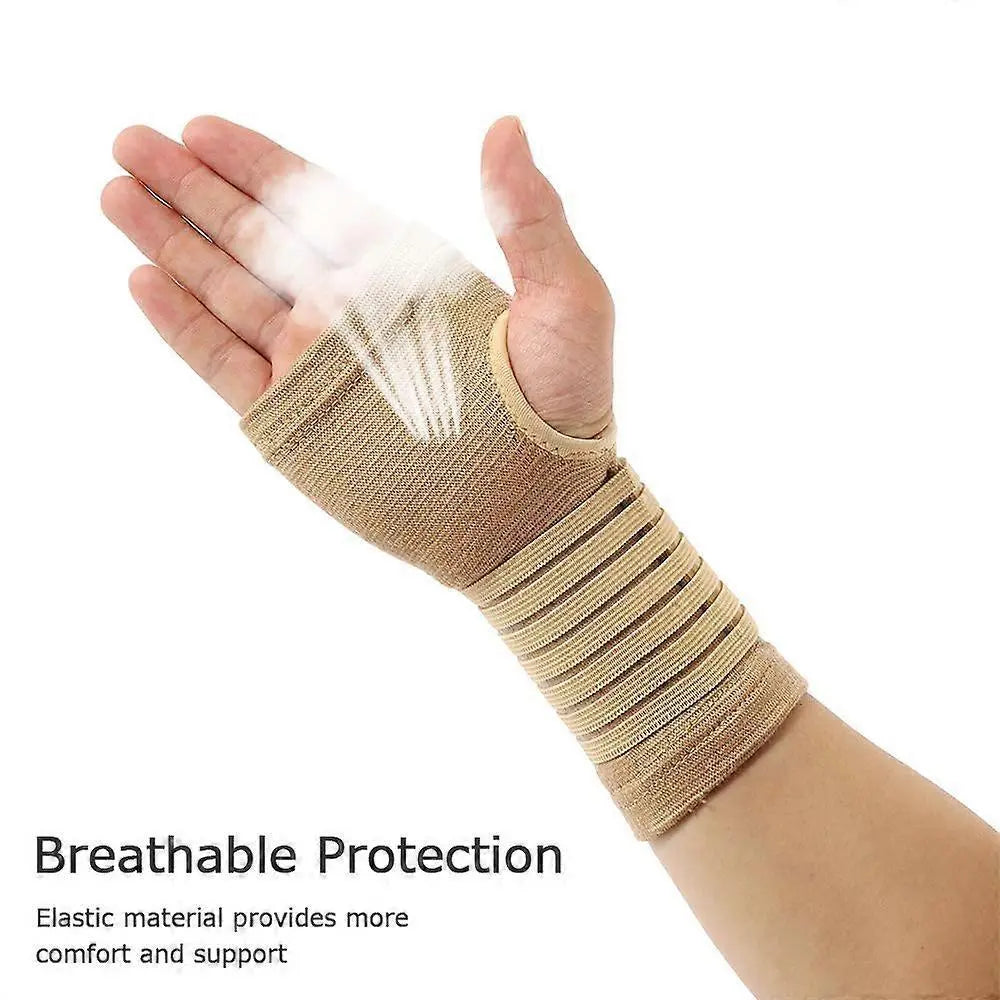 2-Pack Wrist Compression Wraps - Support Braces for Carpal Tunnel & Arthritis Wholesale Hub