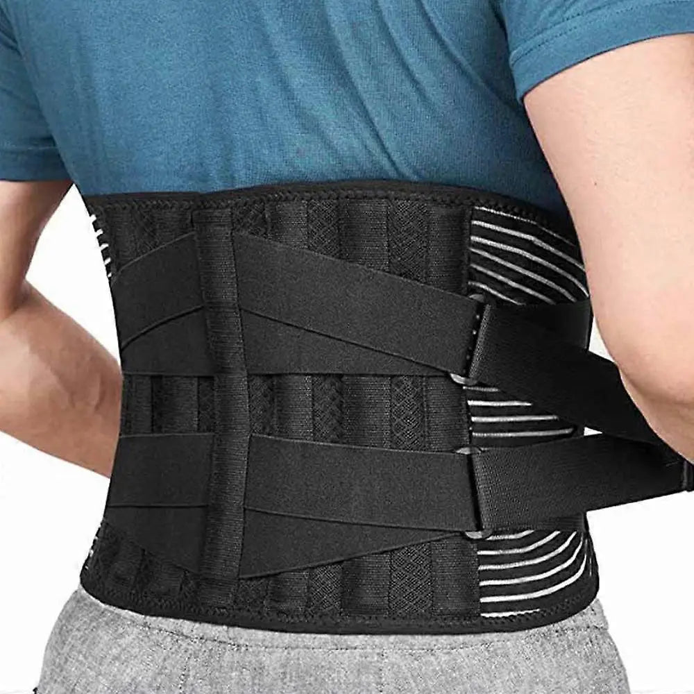 Low Back Pain Relief Belt - Breathable Lumbar Disc Support Wrap L Wholesale Hub