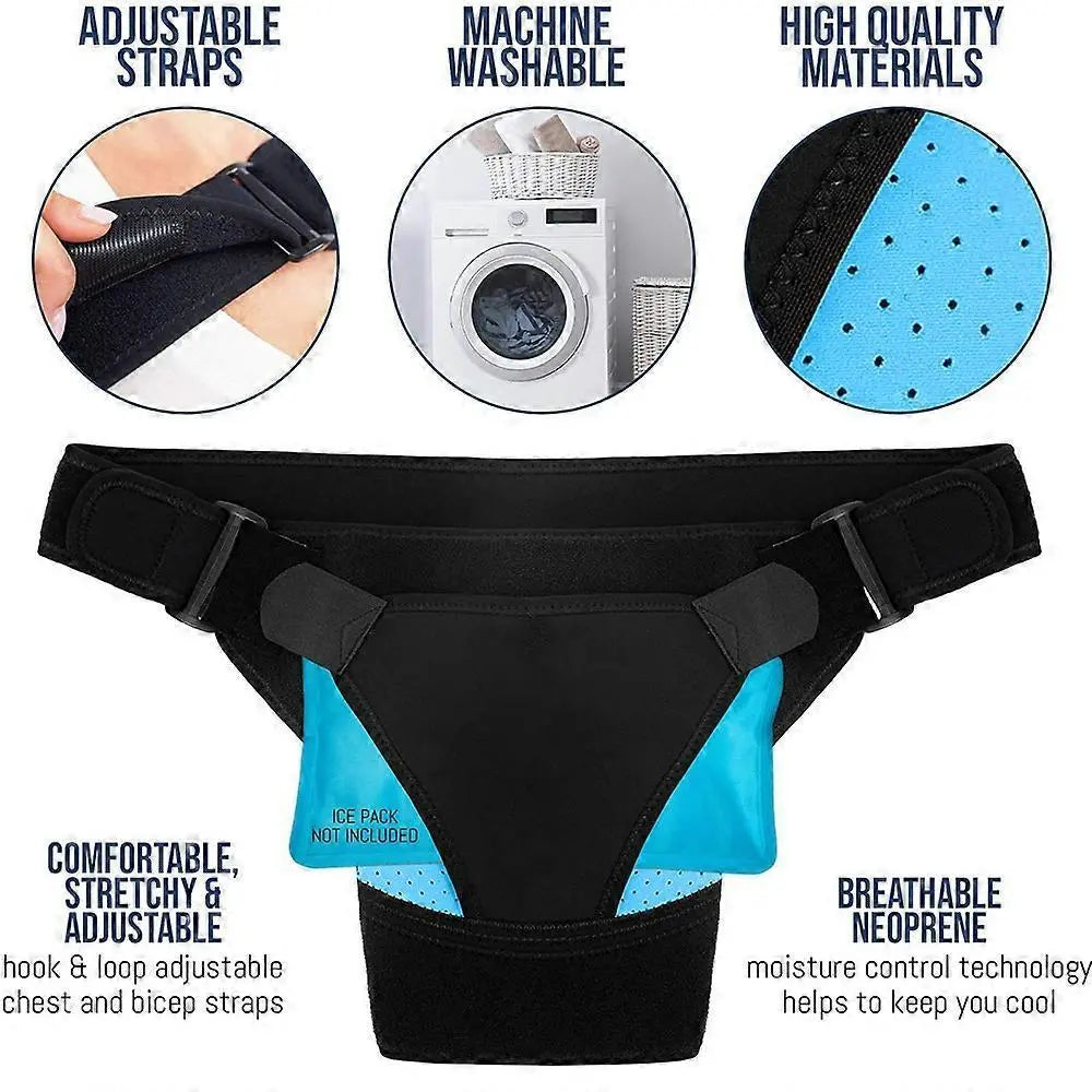 Shoulder Brace for Men & Women - Compression Sleeve for Rotator Cuff Pain Wholesale Hub