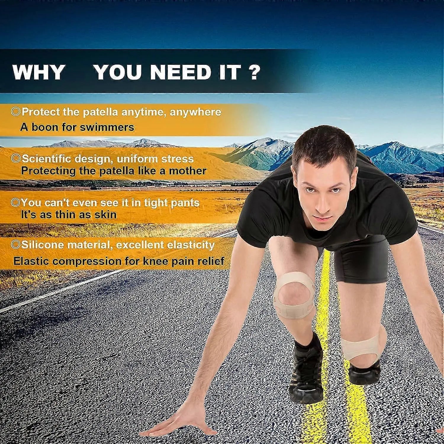 Water Sports Knee Brace - Meniscus Tear & Joint Pain Relief Support Wholesale Hub