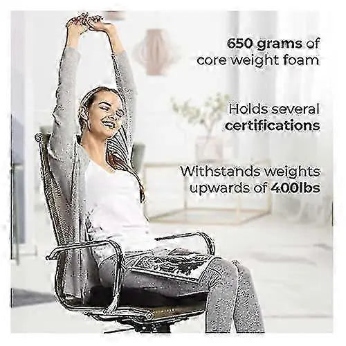 Tailbone Relief Seat Cushion - Office Chair Pad for Coccyx & Lower Back Pain Wholesale Hub