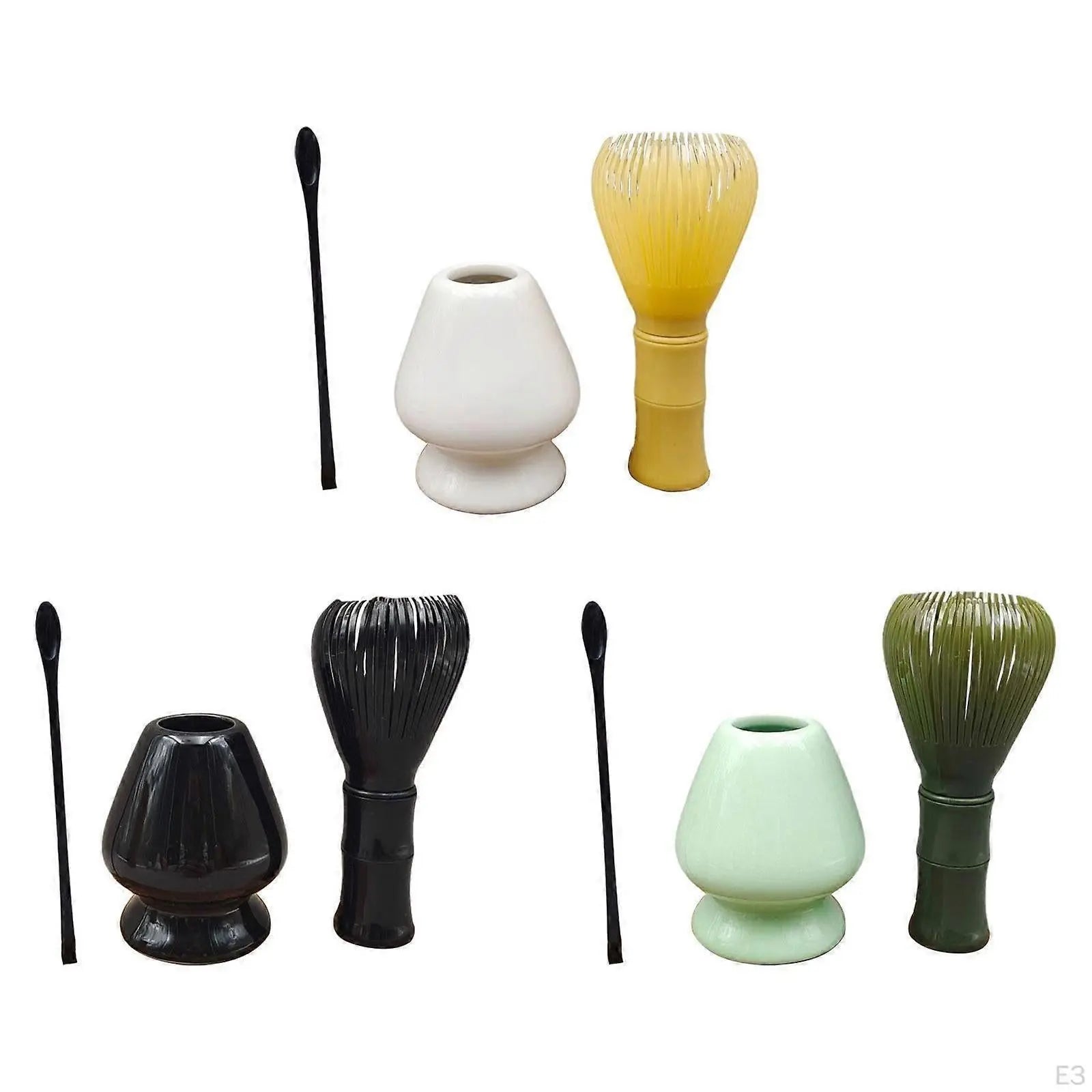 3pcs Matcha Whisk Set - Traditional Spoon, Tea Bowl, Matcha Accessories Wholesale Hub
