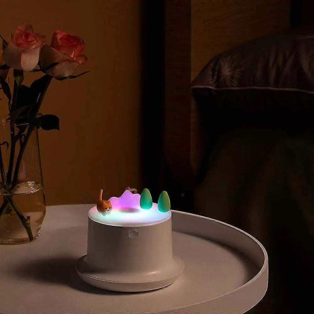 Cute Mini Humidifier with Colorful Lights, Small Cool Mist Humidifier for Bedroom Wholesale Hub