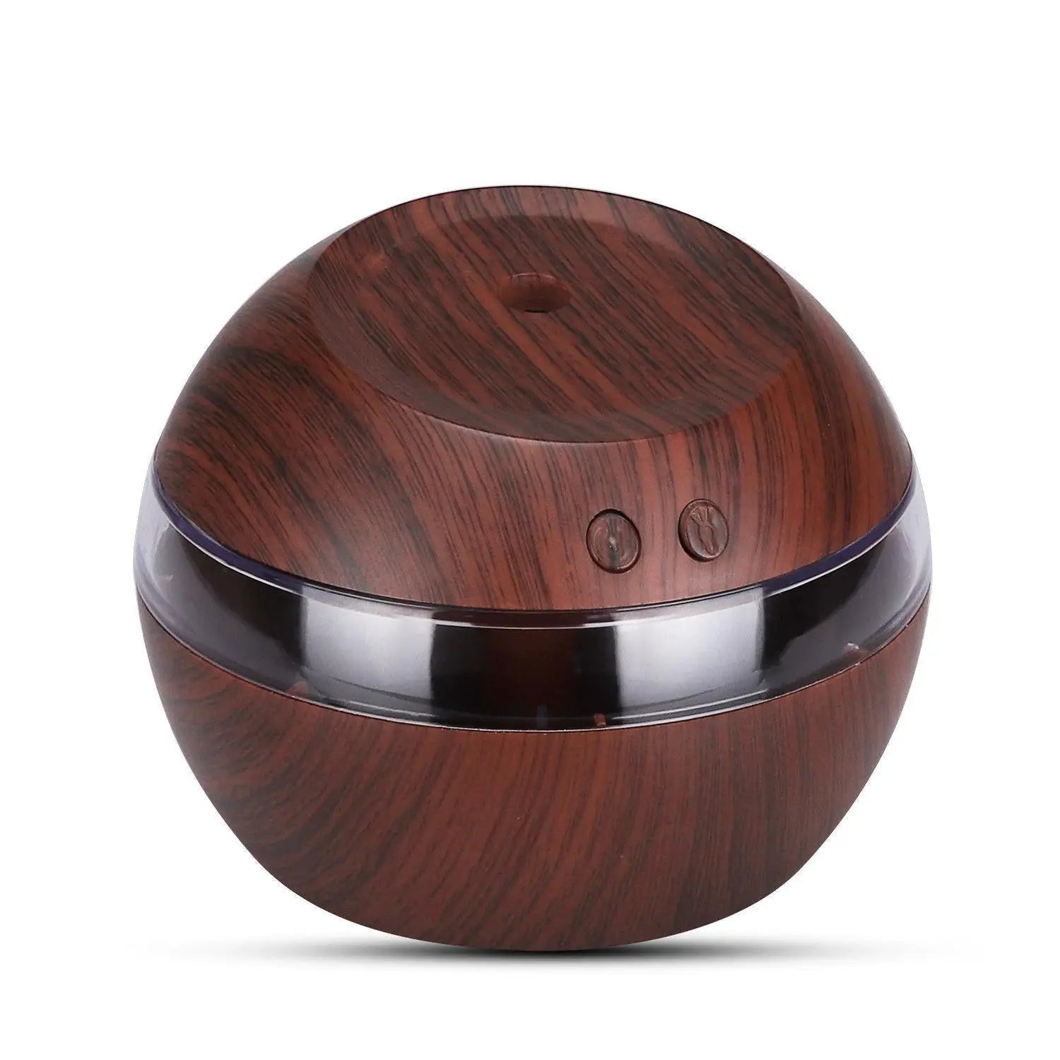 Wood Grain USB Humidifier, Round Aroma Diffuser, Mini Cool Mist Maker Wholesale Hub