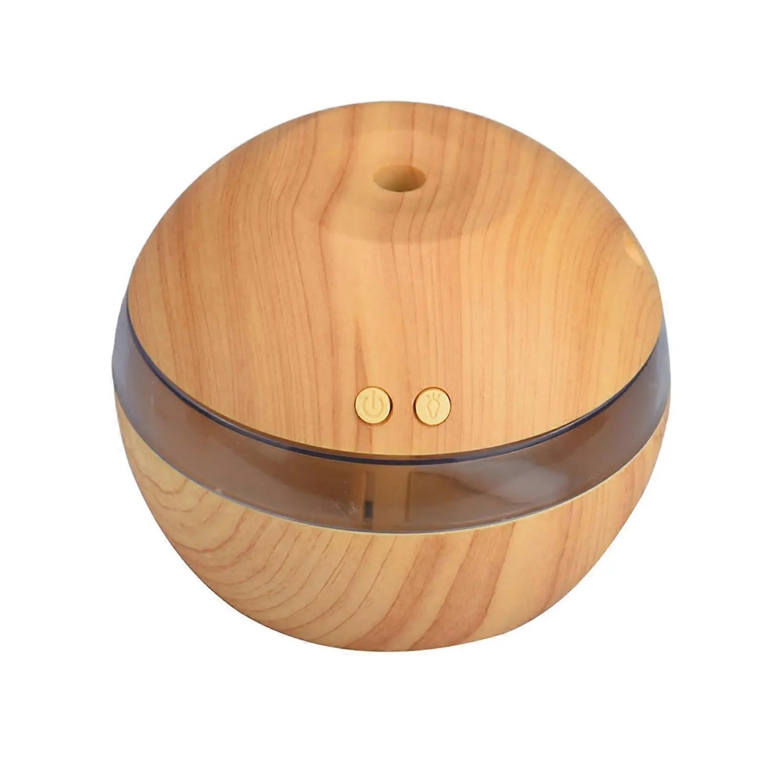 Wood Grain USB Humidifier, Round Aroma Diffuser, Mini Cool Mist Maker Wholesale Hub