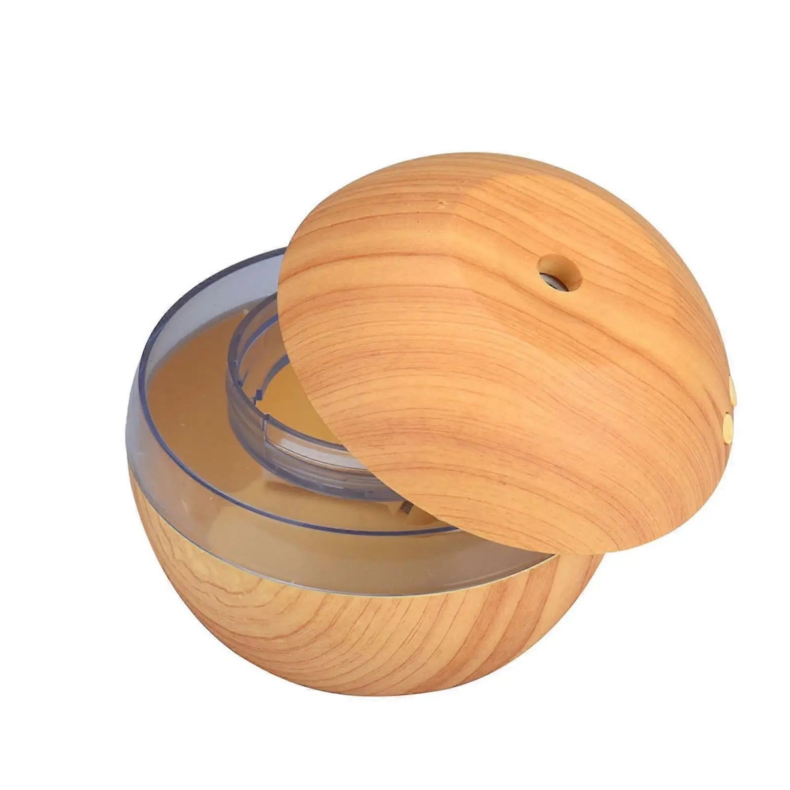 Wood Grain USB Humidifier, Round Aroma Diffuser, Mini Cool Mist Maker Wholesale Hub