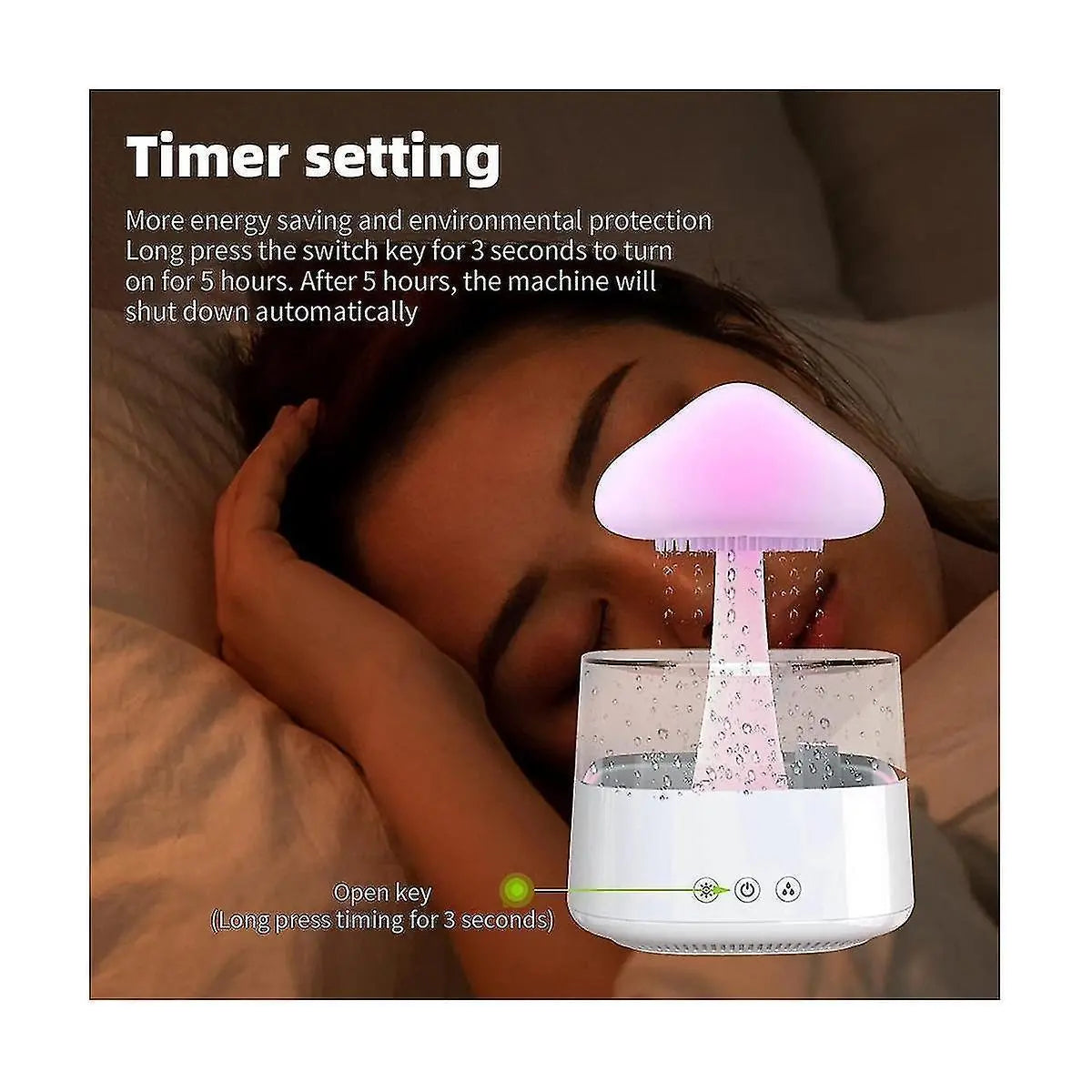 Rain Cloud Humidifier Diffuser, USB Mini Desktop Humidifier Wholesale Hub