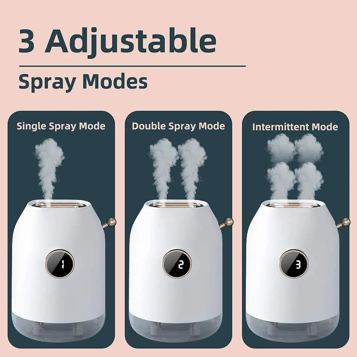 500ml Cool Mist Humidifier for Bedroom Plants, Desktop Mini Air Humidifier Wholesale Hub