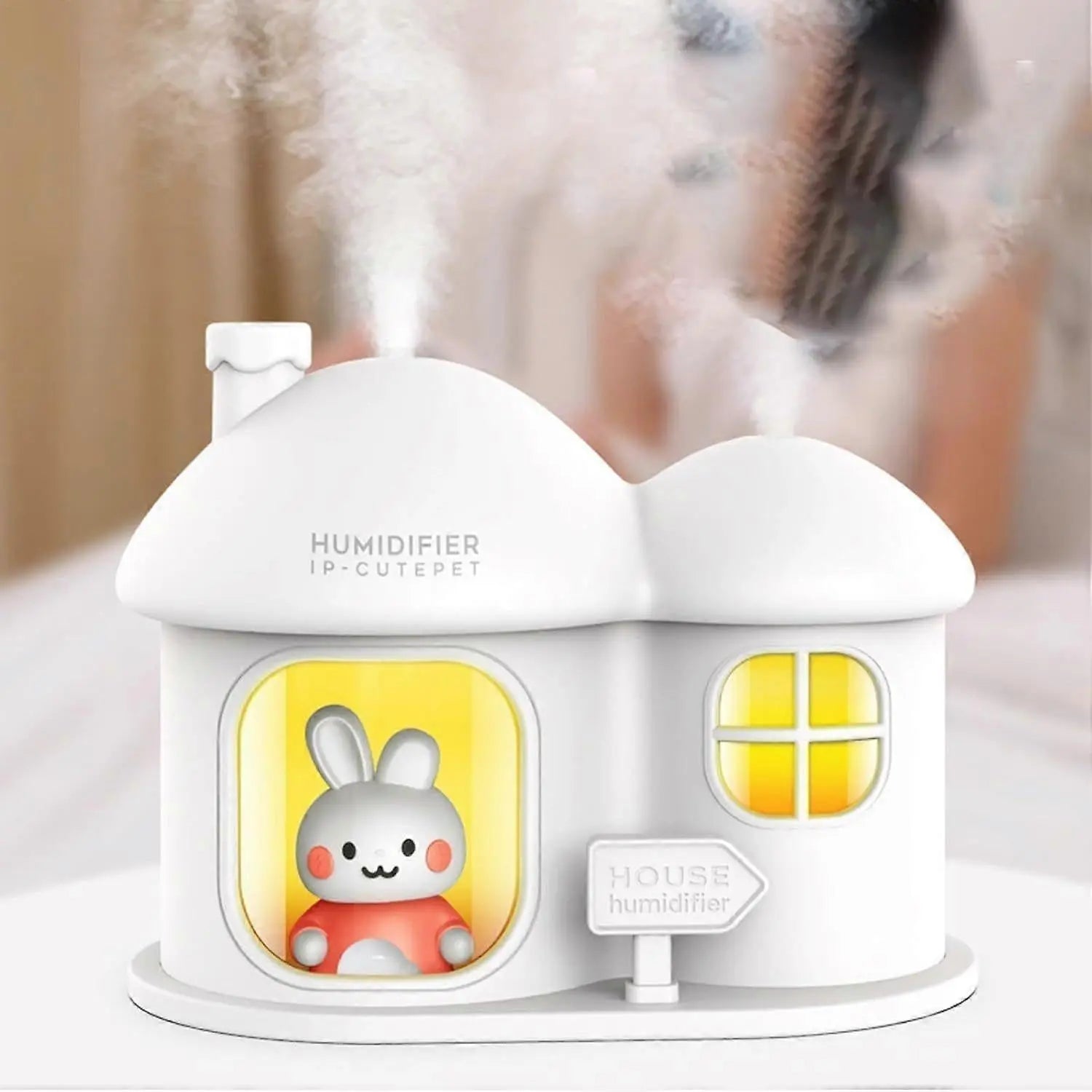 300ml Small Air Humidifier with Color Light, Quiet Mini Humidifier for Home Wholesale Hub