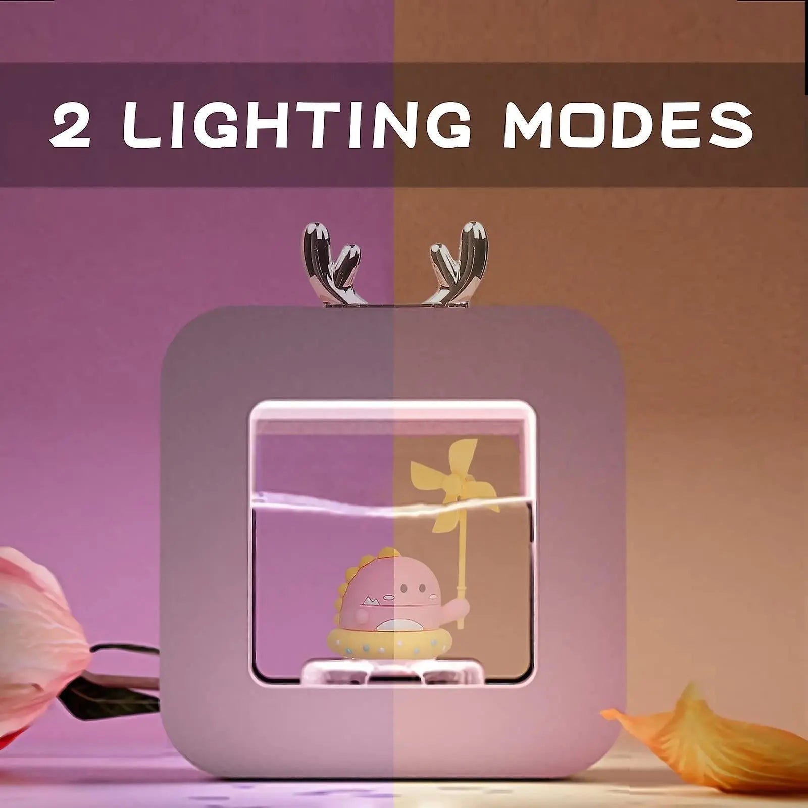 400ml Cool Mist Humidifier for Bedroom, Night Light Essential Oil Diffuser Wholesale Hub