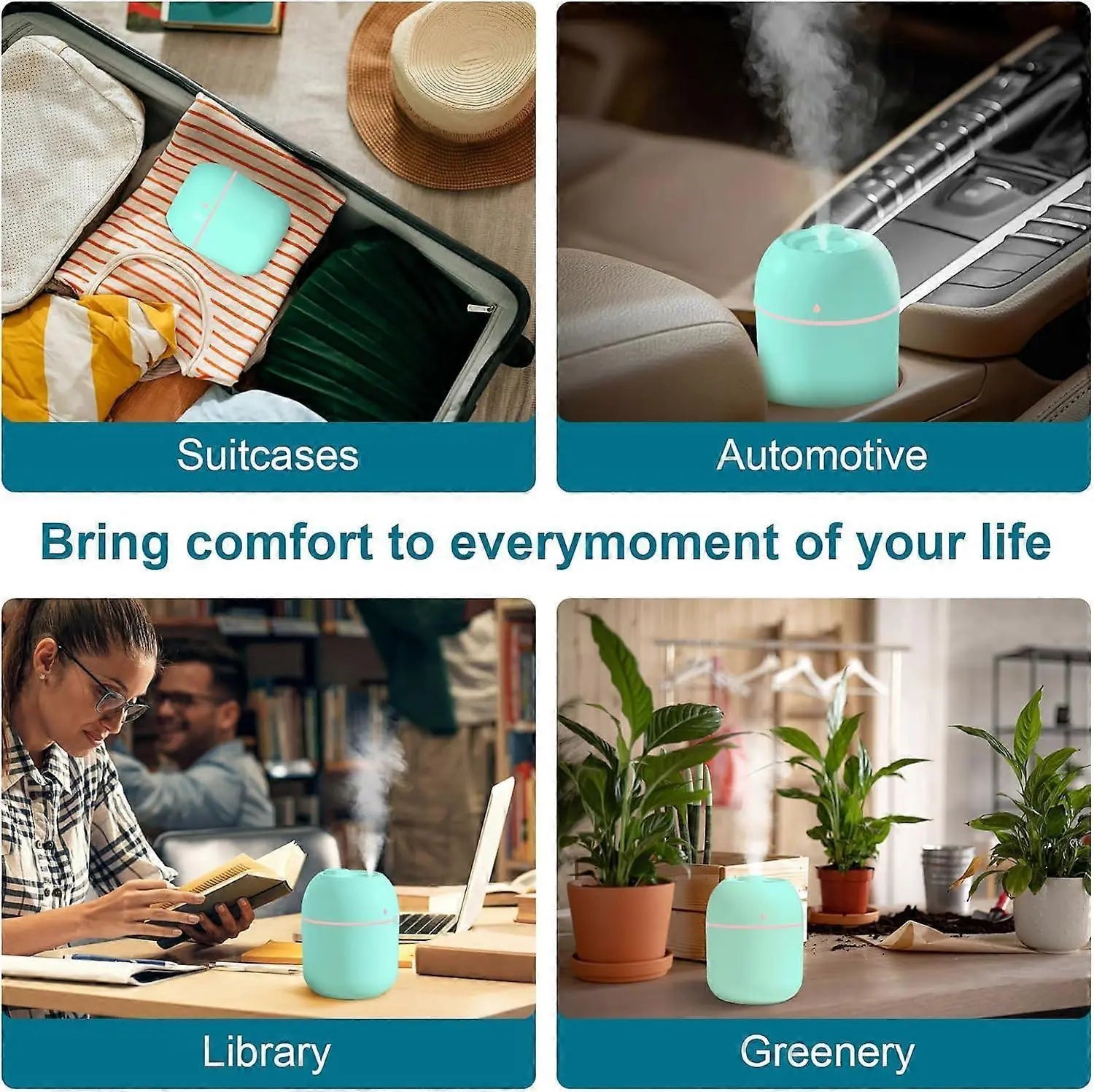 Air Humidifier for Bedroom, Babies Room, Plants, Quiet Mist Maker Wholesale Hub