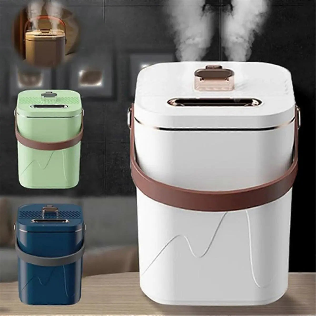1800ml Cool Mist Desk Humidifier, Large Capacity Air Humidifier (White) Wholesale Hub