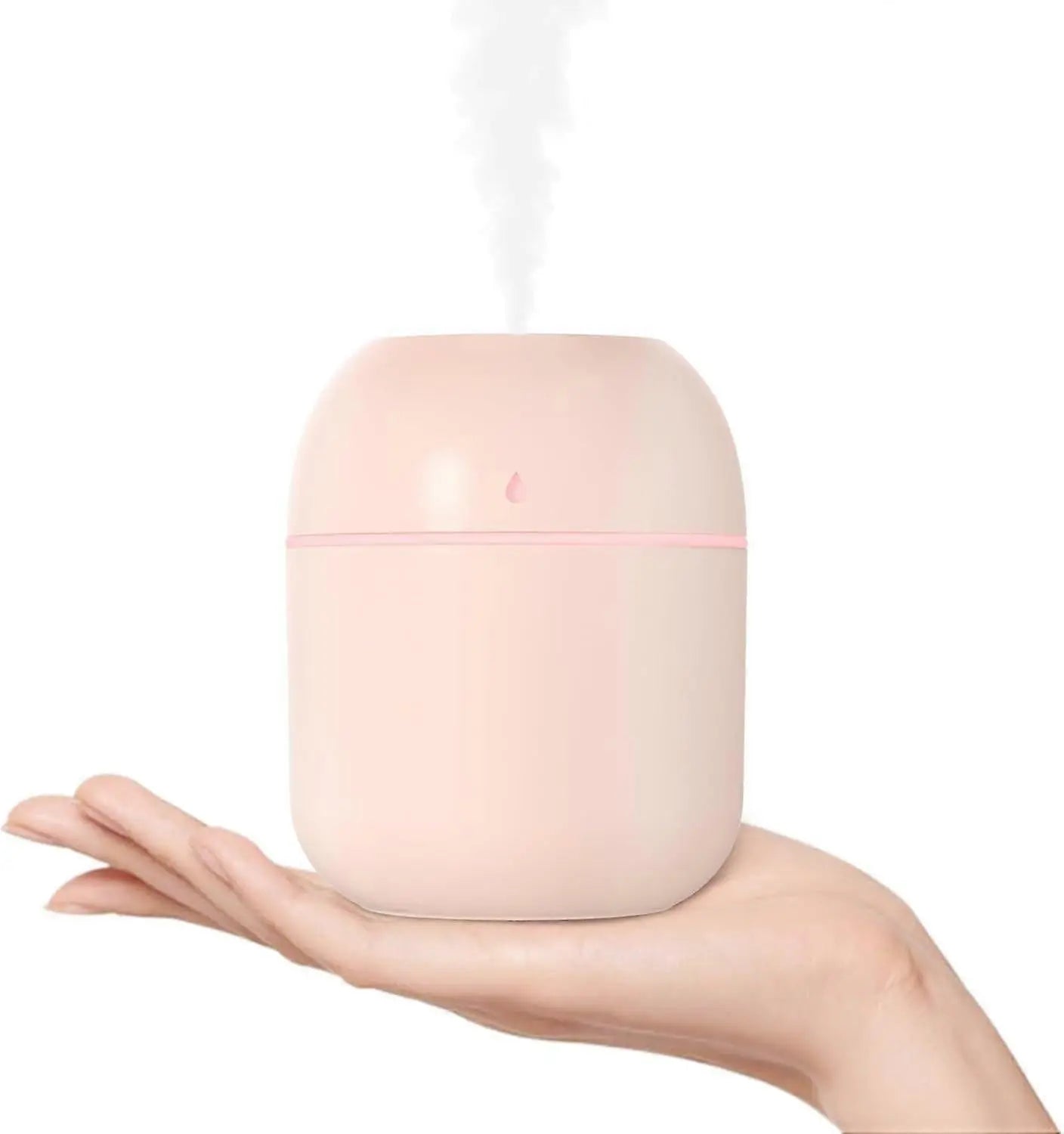 220ml Pink Air Humidifier for Bedroom, Simple USB Mini Mist Humidifier Wholesale Hub