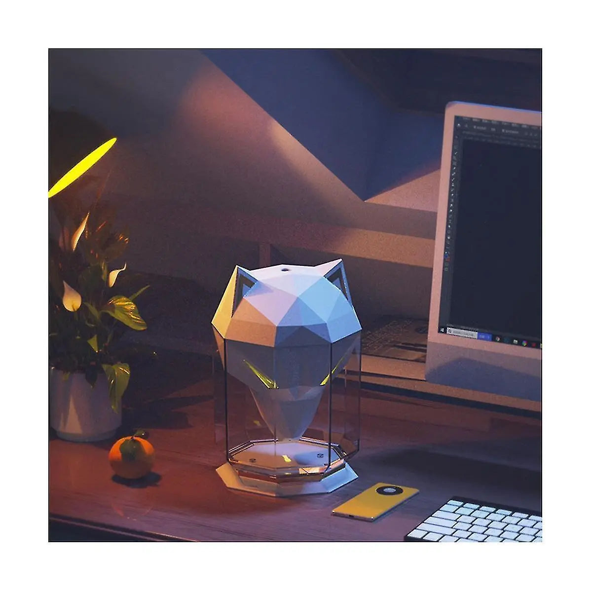 650ml Wolf Shaped Cool Mist Humidifier for Bedroom, Gaming Desk Humidifier Wholesale Hub