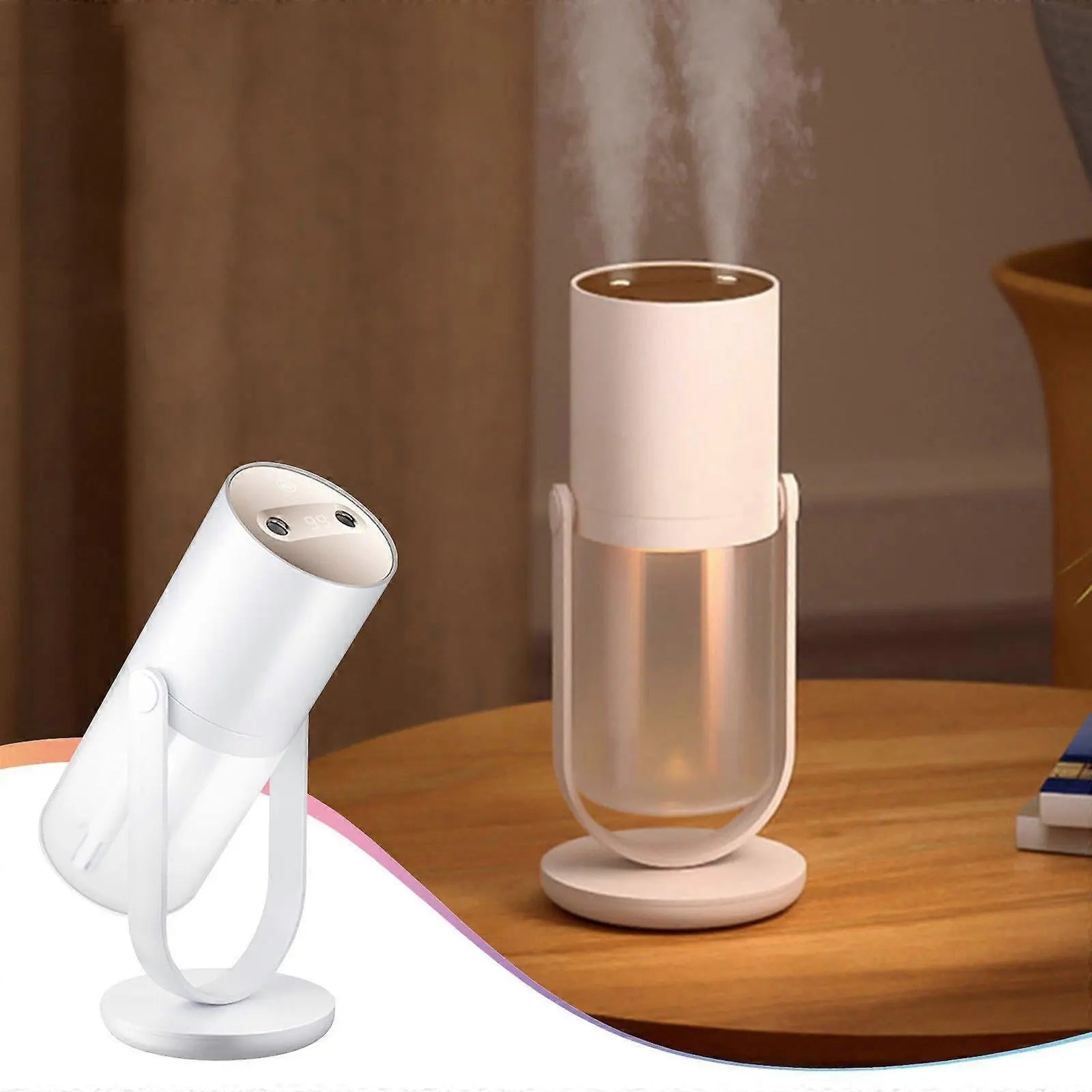 Rotating Spray USB Car Humidifier, Desktop Aromatherapy Mist Diffuser Wholesale Hub