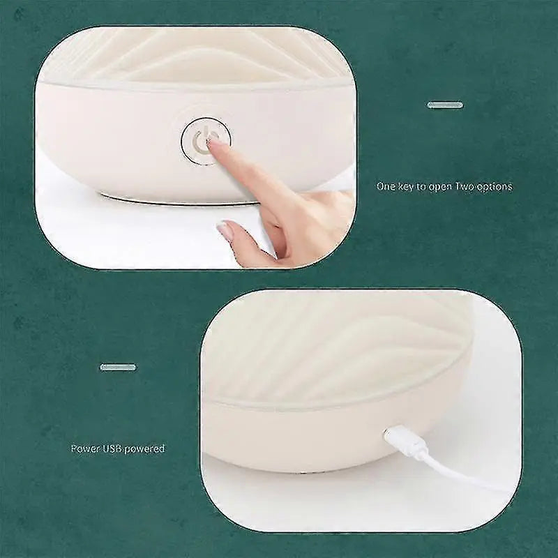 700ml Cool Mist Humidifier with Night Light, Quiet Top Fill Humidifier for Bedroom & Office Wholesale Hub