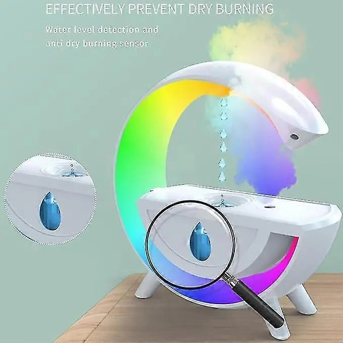 800ml Anti-Gravity Rain Cloud Humidifier, Cool Mist Humidifier with 7-Color Light Wholesale Hub