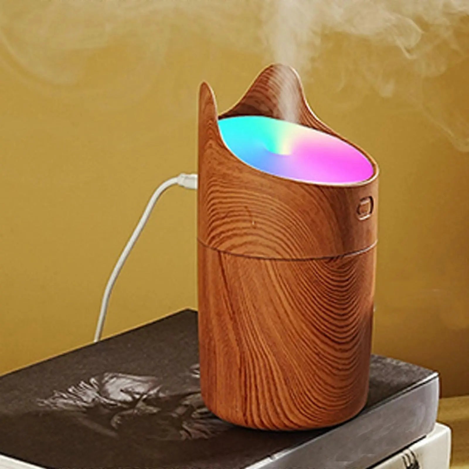 Mini Cool Mist Humidifier with Ambient Light, Quiet Personal Air Humidifier for Bedroom Wholesale Hub