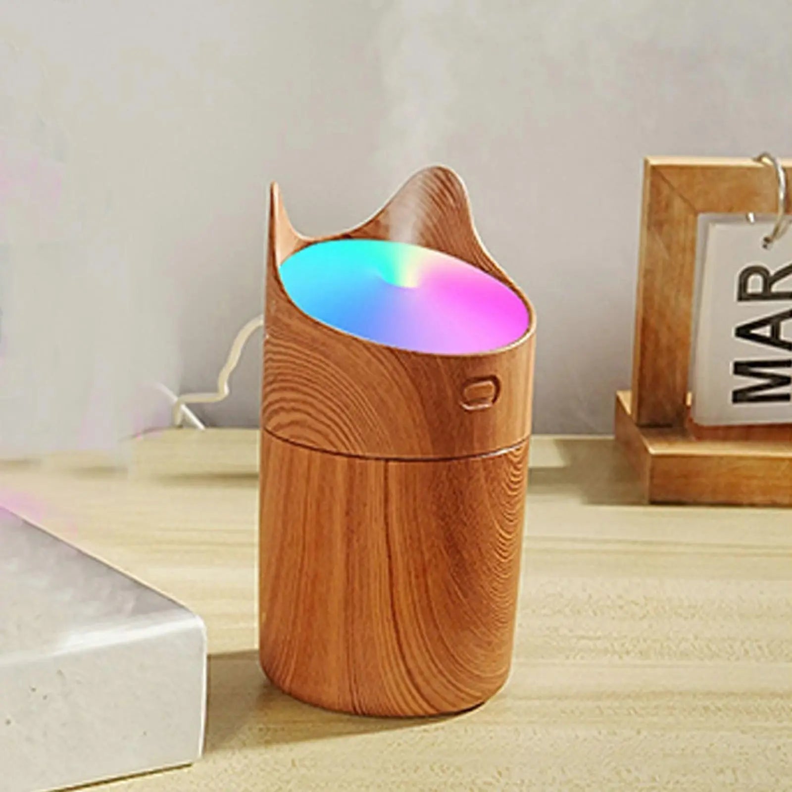 Mini Cool Mist Humidifier with Ambient Light, Quiet Personal Air Humidifier for Bedroom Wholesale Hub