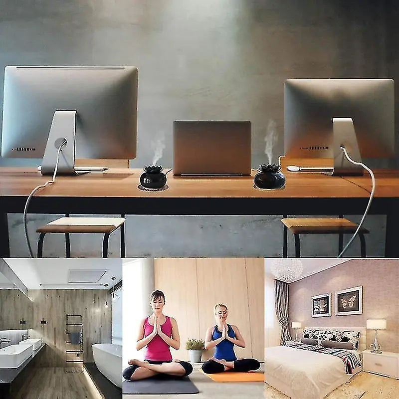 USB Ceramic Humidifier & Essential Oil Diffuser for Babies, Personal Air Vaporizer Wholesale Hub