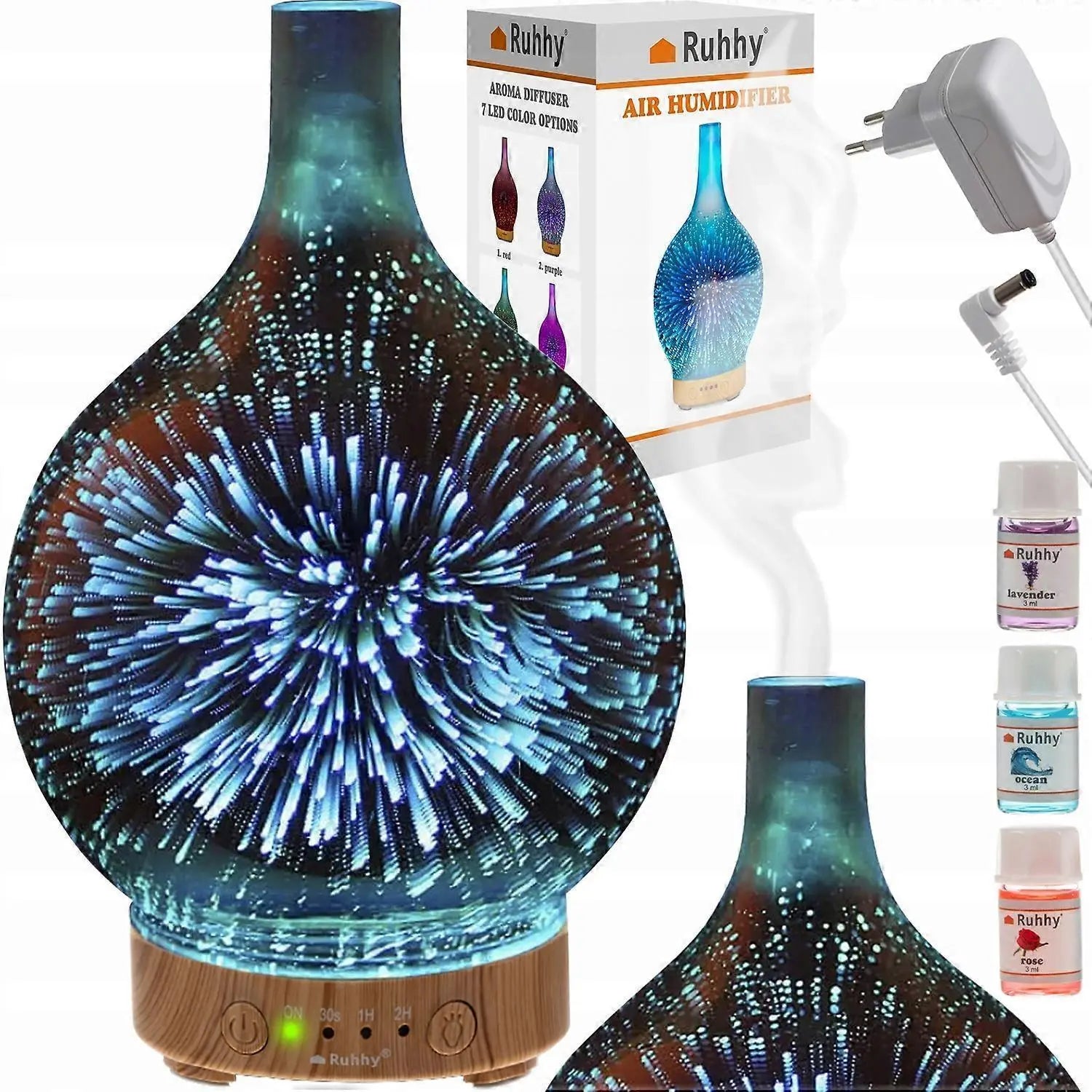 Air Humidifier with Aromatherapy Function and Soft Lamp Light Wholesale Hub