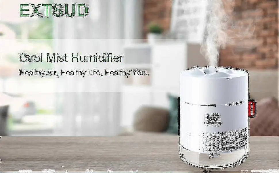 500ml Cool Mist Humidifier, Quiet Air Humidifier for Bedroom or Office Wholesale Hub