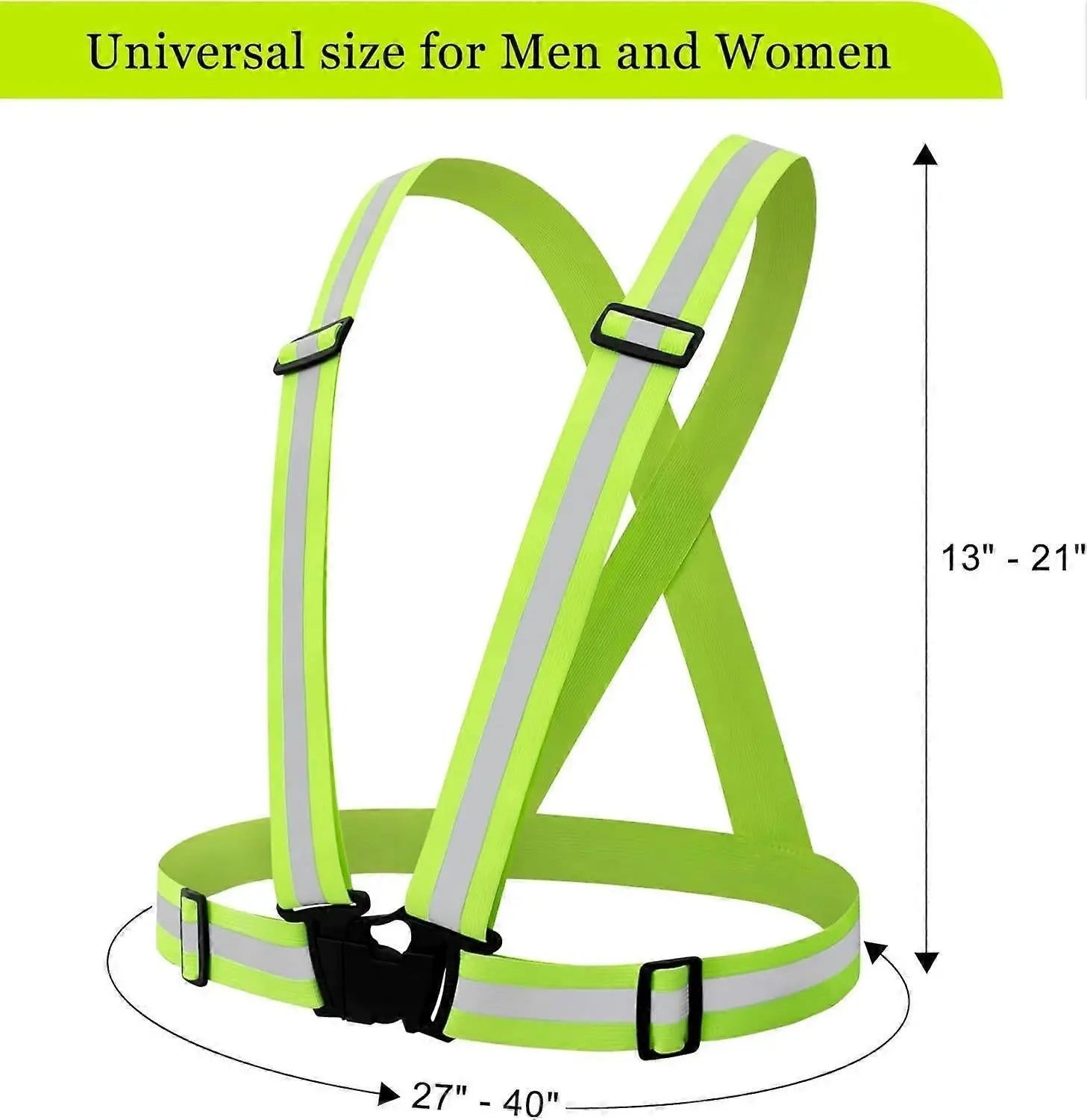 10 Pack Reflective Vests, Adjustable High Visibility security Gear for Men, Women & Babies Wholesale Hub