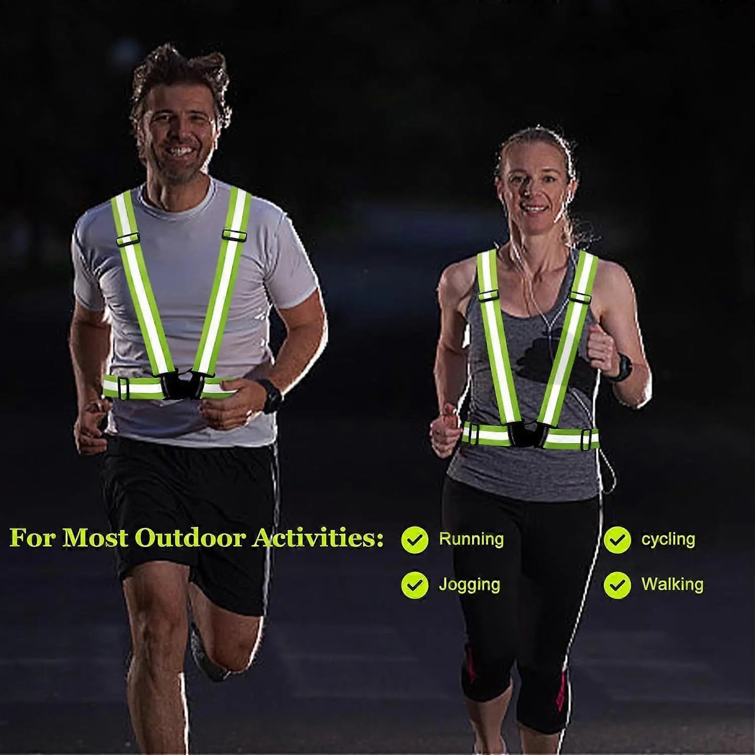 10 Pack Reflective Vests, Adjustable High Visibility security Gear for Men, Women & Babies Wholesale Hub