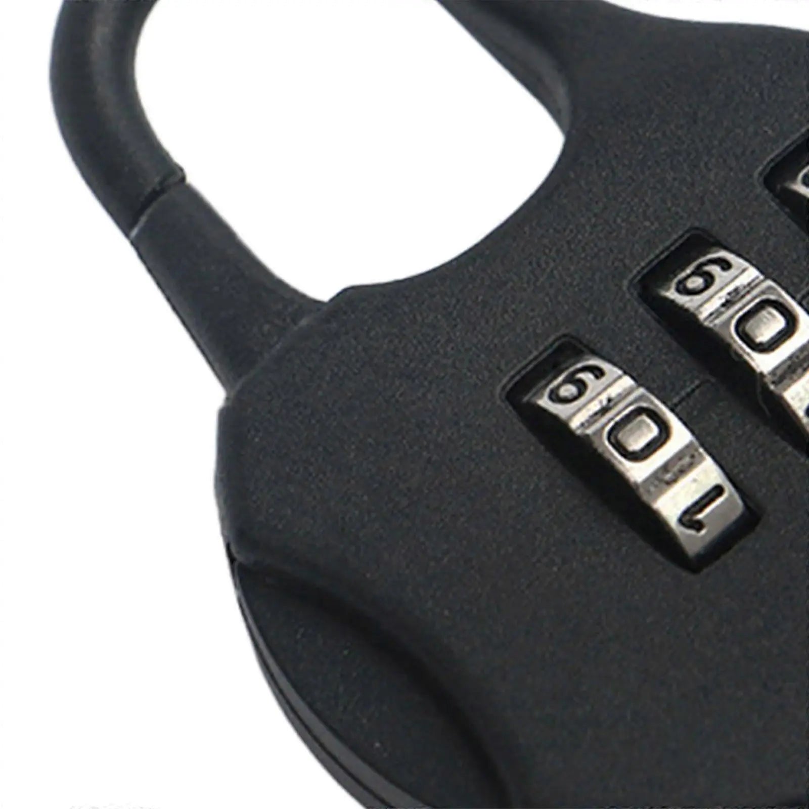 Black 3-Digit Combo Padlock - Drawer & Luggage Lock for Home Wholesale Hub