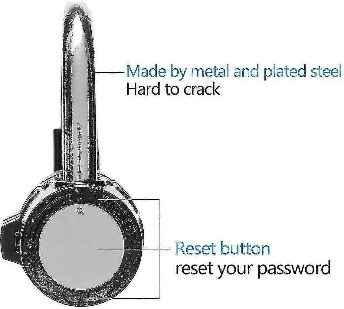2pcs 5-Digit Combo Padlock - High Security Luggage Locks Wholesale Hub