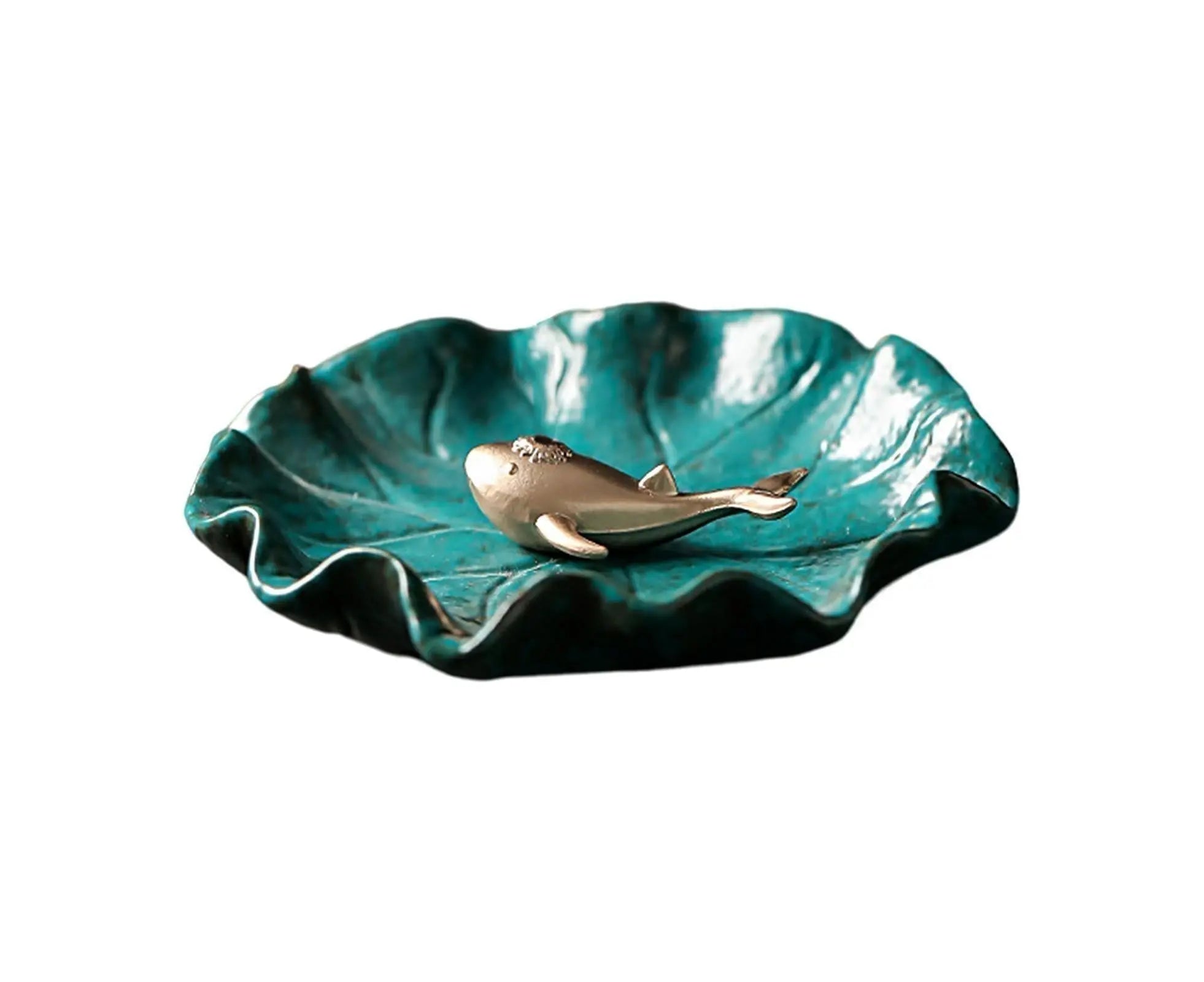 Incense Burner Handmade Decorative Ceramic Lotus Holder-I Wholesale Hub