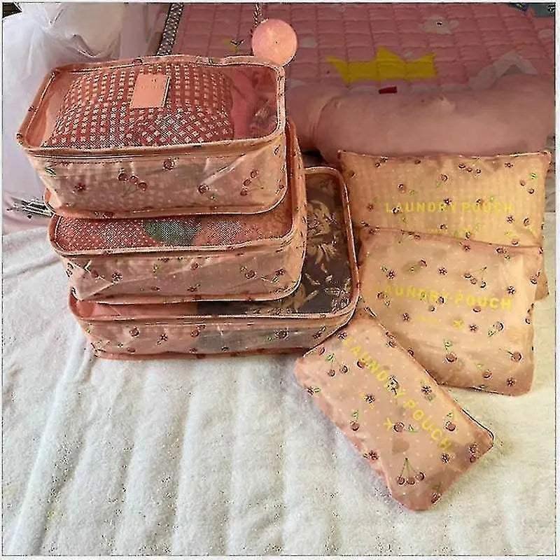 Waterproof Packing Cubes Sorting Organizer Travel Bag Set Wholesale Hub
