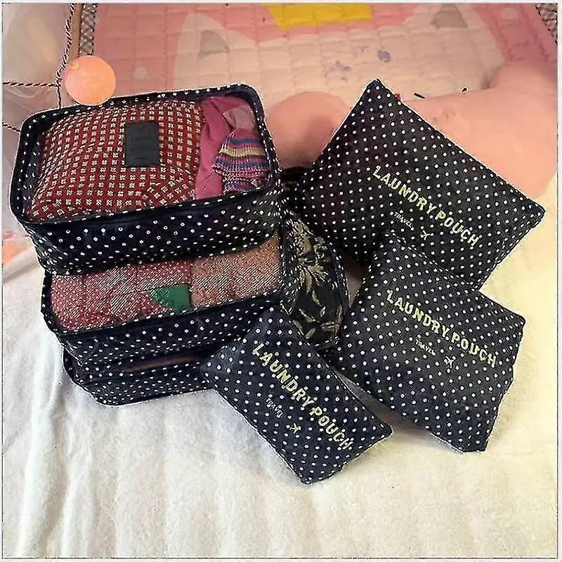 Waterproof Packing Cubes Sorting Organizer Travel Bag Set Wholesale Hub