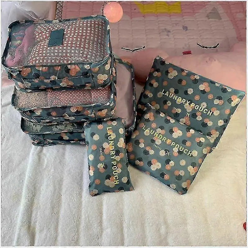 Waterproof Packing Cubes Sorting Organizer Travel Bag Set Wholesale Hub
