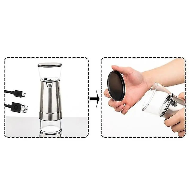 Electric Coffee Grinder - USB Rechargeable Portable Bean Mill for Home Use Wholesale Hub